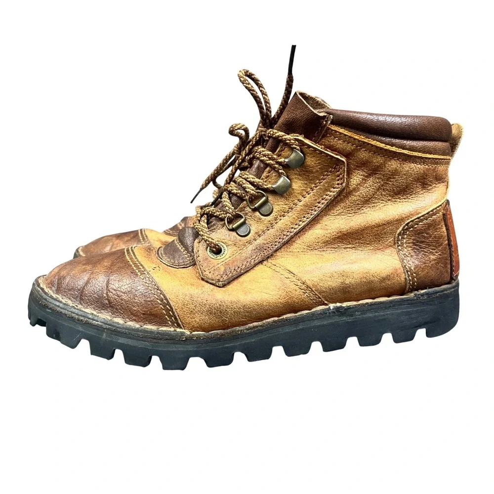 Courteney Boot Company Selous Gameskin Leather Safari Hiking Boots Brown Mens 9